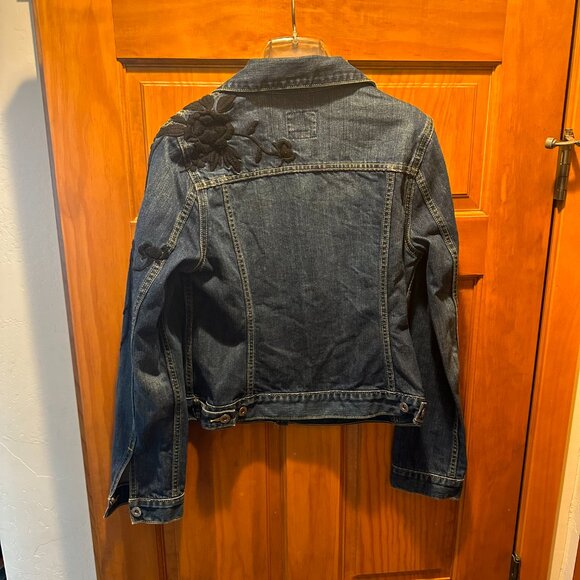 Lucky Brand Embroidered Denim Jacket (size S) - Picture 2 of 3
